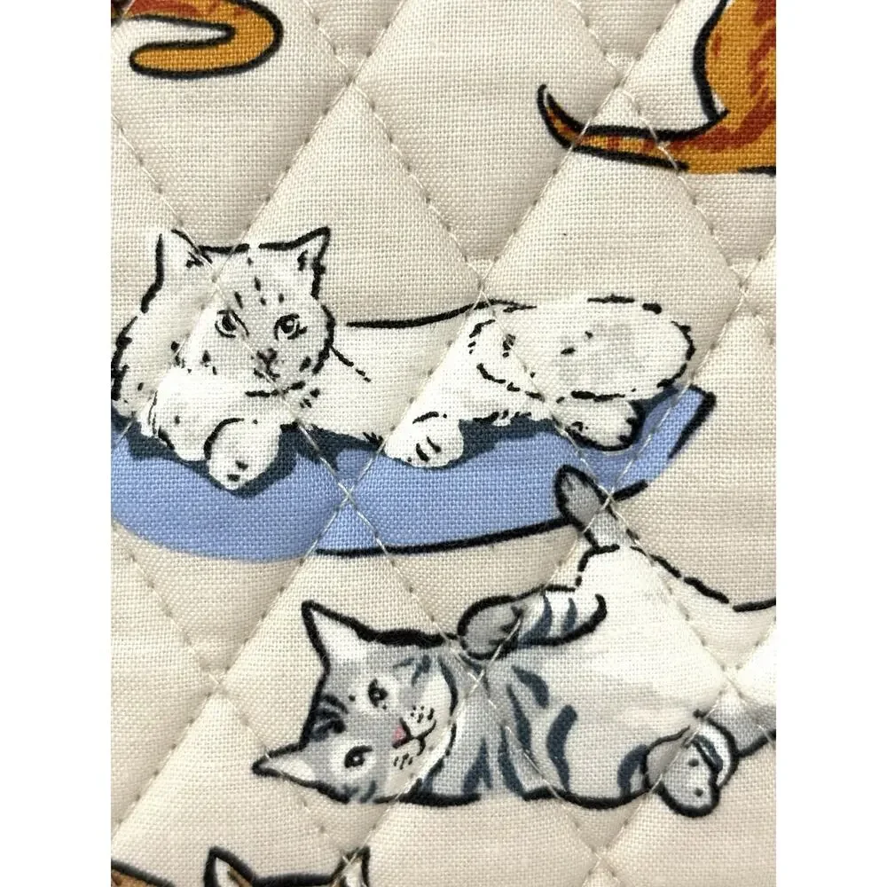 Vera Bradley A Cat’s Life Small Tech Sleeve Cotton Up To 13 in Laptop Cat Lover
